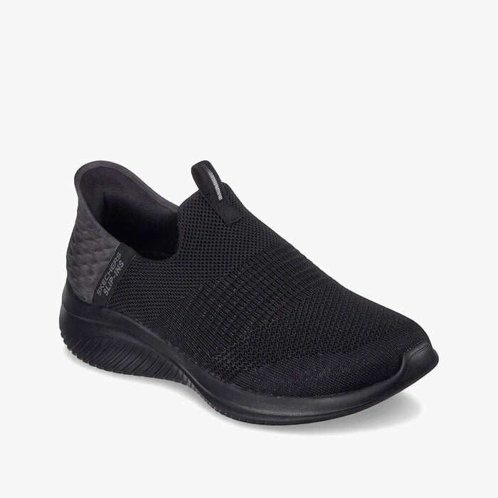 Skechers Womens Ultra Flex Smooth Slip On Shoe Black | Skechers