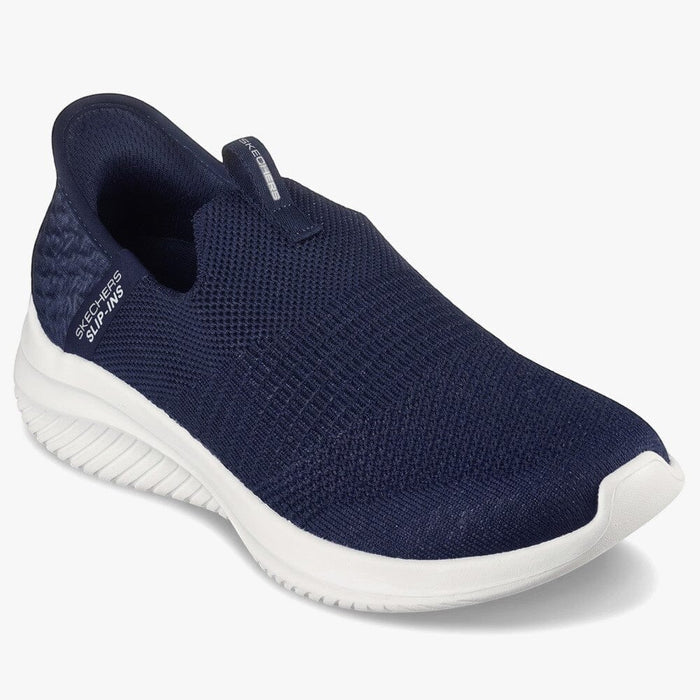 Skechers Womens Ultra Flex Smooth Slip On Shoe Navy | Skechers