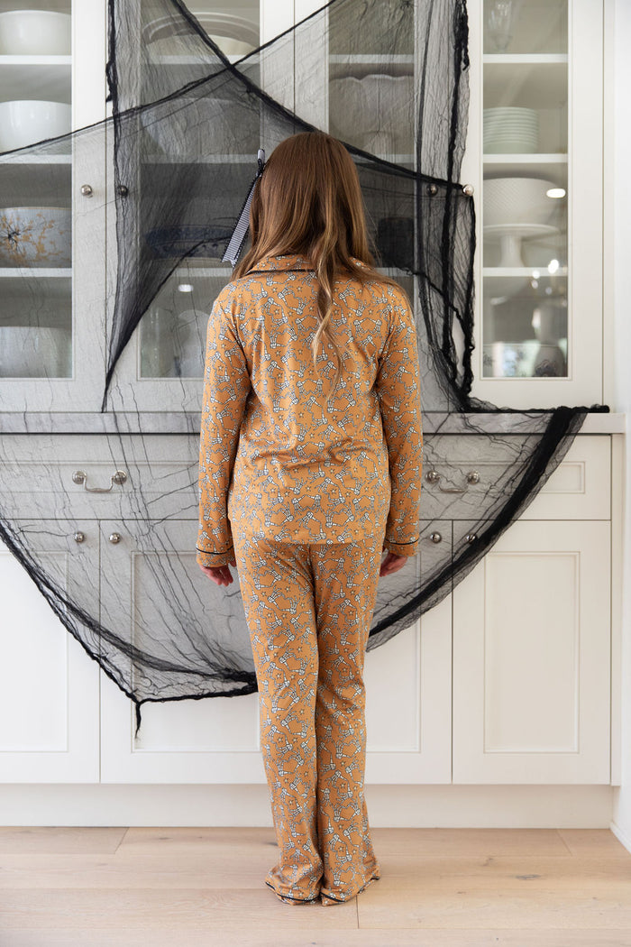 SKELLY HAND HEARTS | GIRLS' BUTTON UP LONG SLEEVE SET