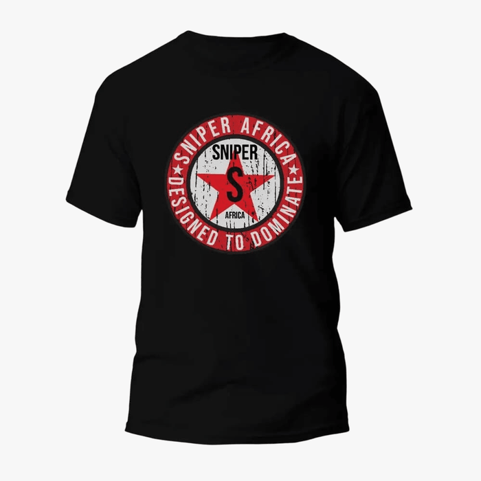 Sniper Boys Star Short Sleeve Tee Black | Sniper
