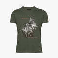 Sniper Mens Zebra Short Sleeve Tee Olive | Sniper