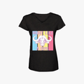 Sniper Womens Hunt Like A Girl Short Sleeve Tee Black Mel | Sniper