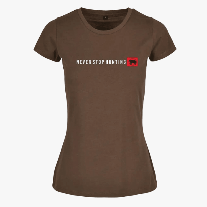 Sniper Womens Never Stop Short Sleeve Tee Cayote | Sniper