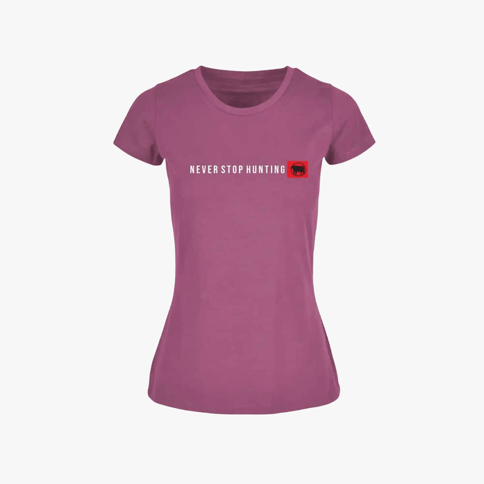 Sniper Womens Never Stop Short Sleeve Tee Rose Pink | Sniper