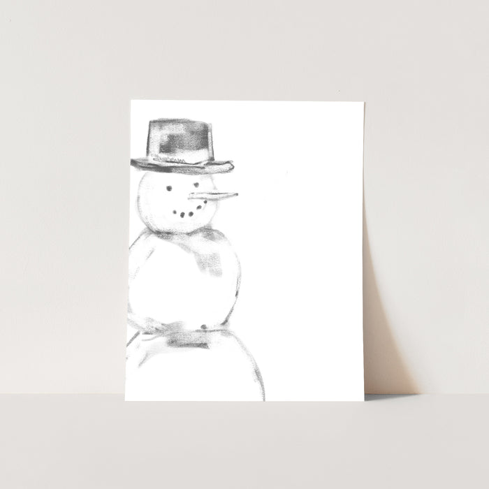 Snowman Illustration - Jetty Home