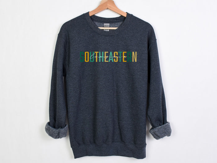 NolaCajun Southeastern Louisiana Sweatshirt Lifestyle View Hammond Louisiana Spirit Gift