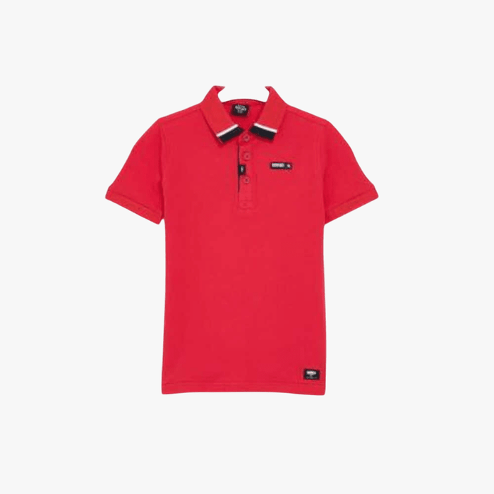 Soviet Boys Short Sleeve Golfer Red | Soviet