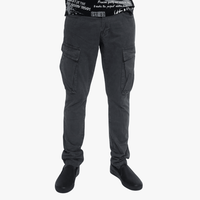 Soviet Mens Lotto Cargo Pants Anthracite | Soviet