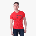 Soviet Mens Racket Short Sleeve Tee Red | Soviet