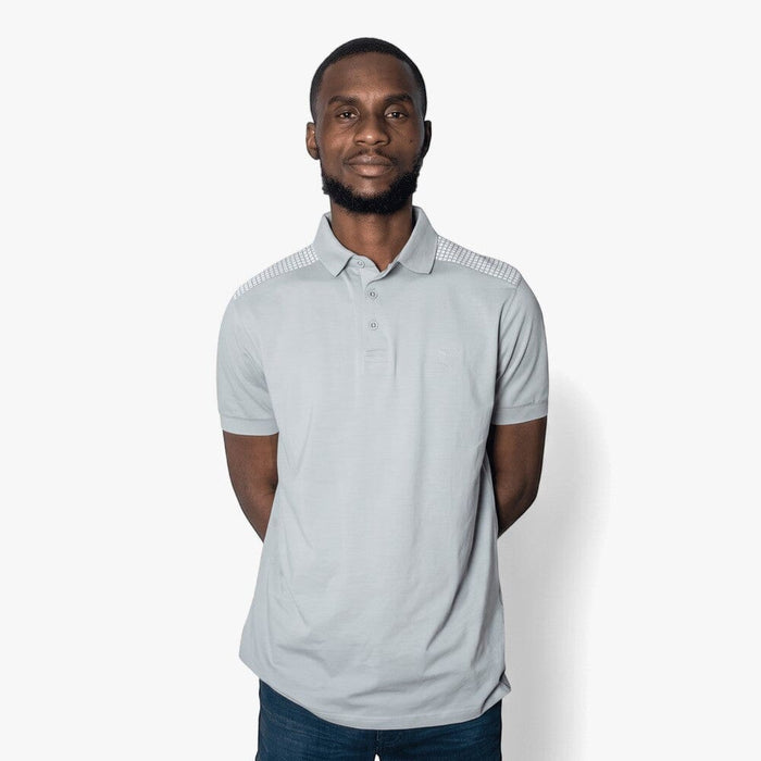 Soviet Mens Score Short Sleeve Golfer Lt Grey | Soviet