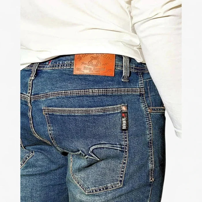 Soviet Mens Terminator #12 Straight Leg Jean Tea Stain | Soviet