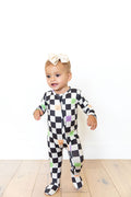 SPOOKY CHECKER | ZIPPER ONE PIECE