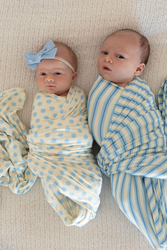 SPRING STRIPES | SWADDLE