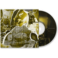 Youth Fountain CD case and disc with a vibrant yellow and black collage of live concert moments—featuring musicians performing, jumping, and engaging the crowd. Text: Stuck In My Own Hell CD—album out February 2025.