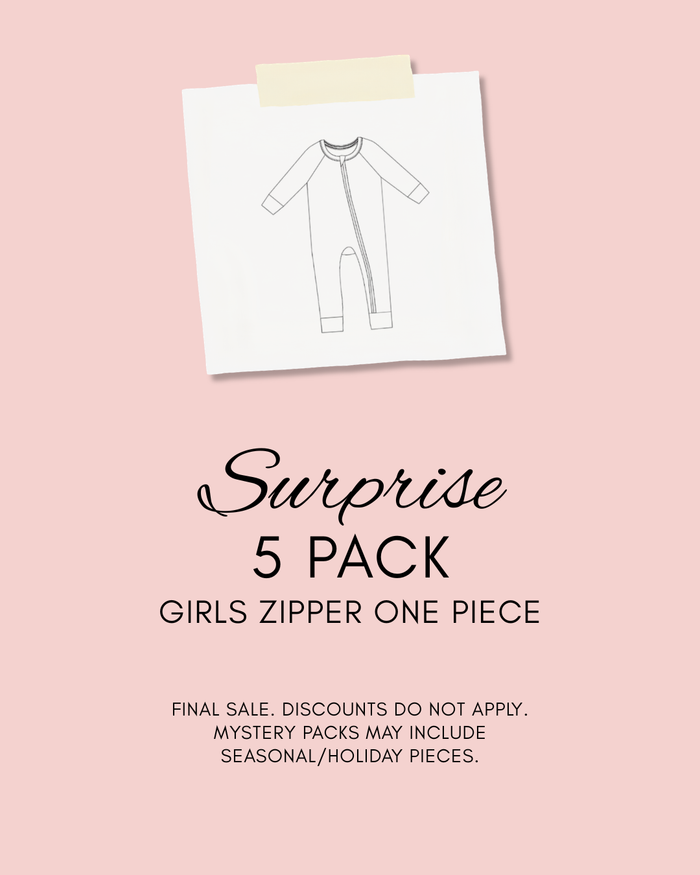 SURPRISE BUNDLE - GIRLS ZIPPER 5 PACK