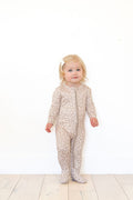 TAN CHEETAH | FOOTIE ONE PIECE