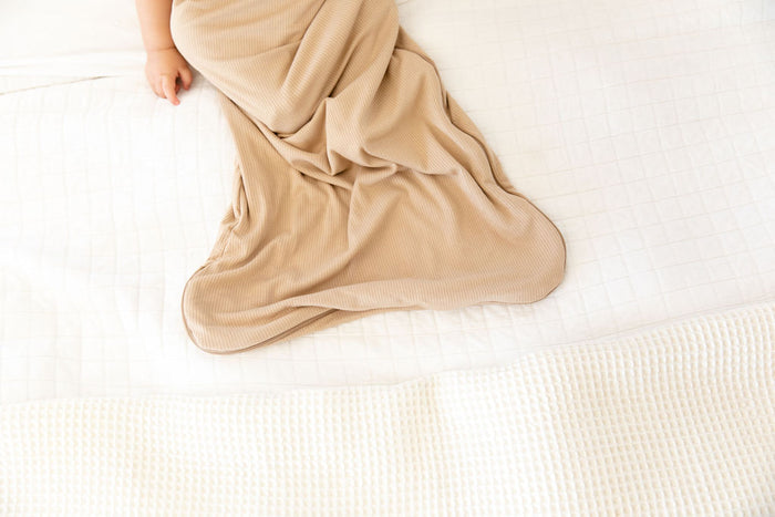 TAN RIBBED SOLID | SLEEP SACK