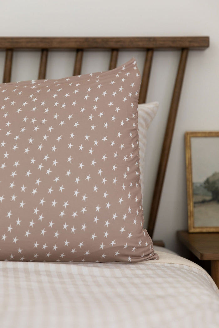 TAN STARS | PILLOW CASE