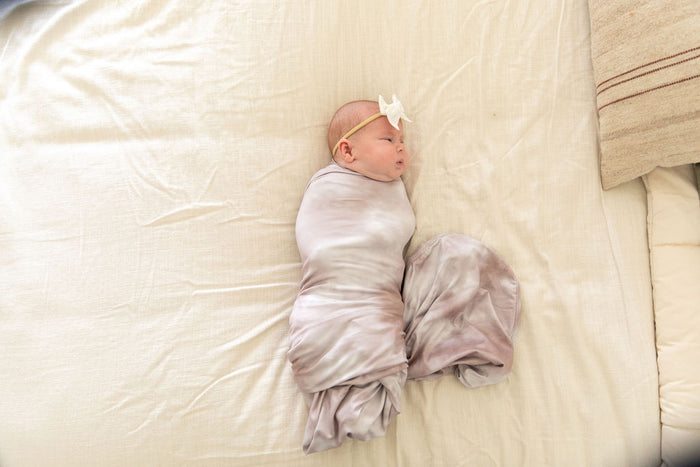TAUPE TIE DYE | SWADDLE