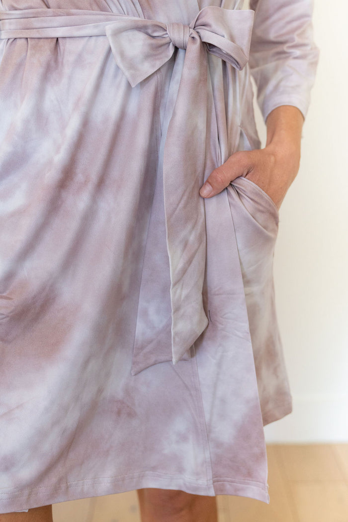 TAUPE TIE DYE | WOMEN'S ROBE