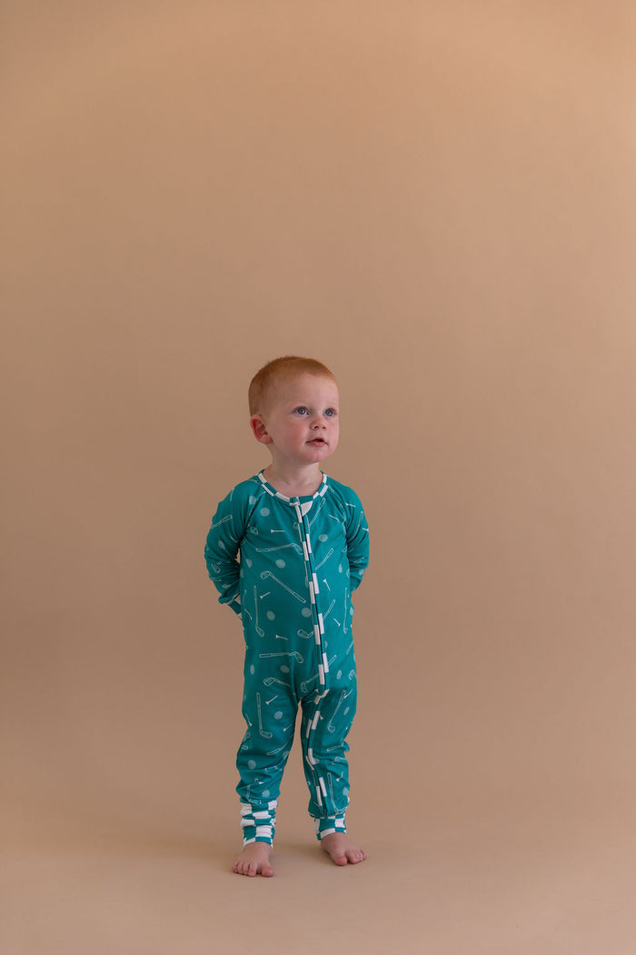 TEAL GOLF | ZIPPER ONE PIECE