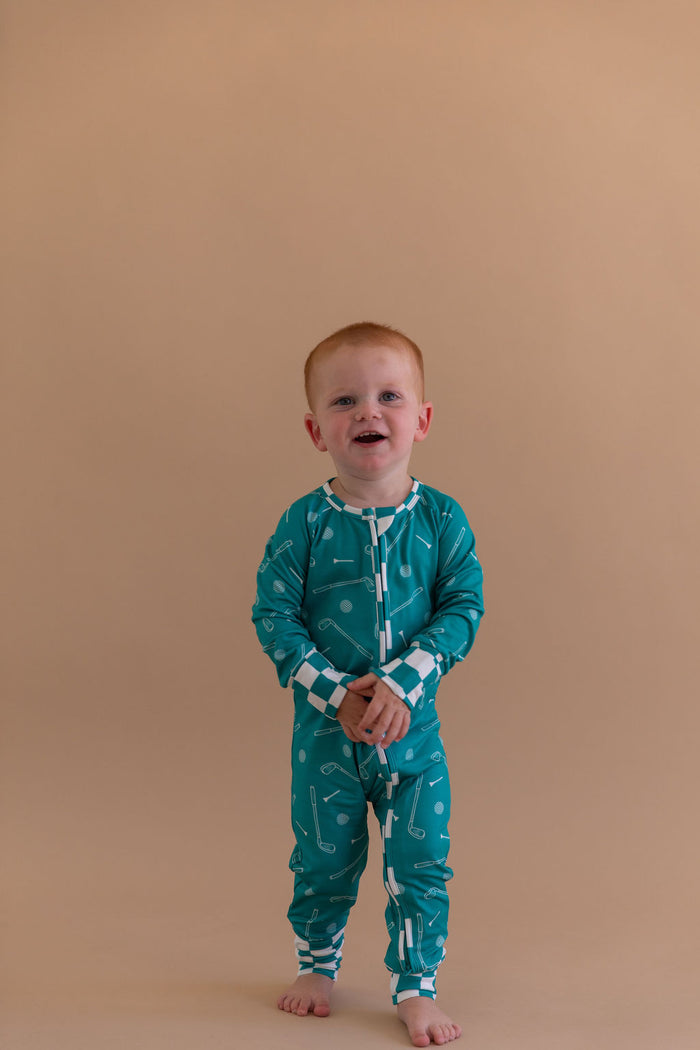 TEAL GOLF | ZIPPER ONE PIECE