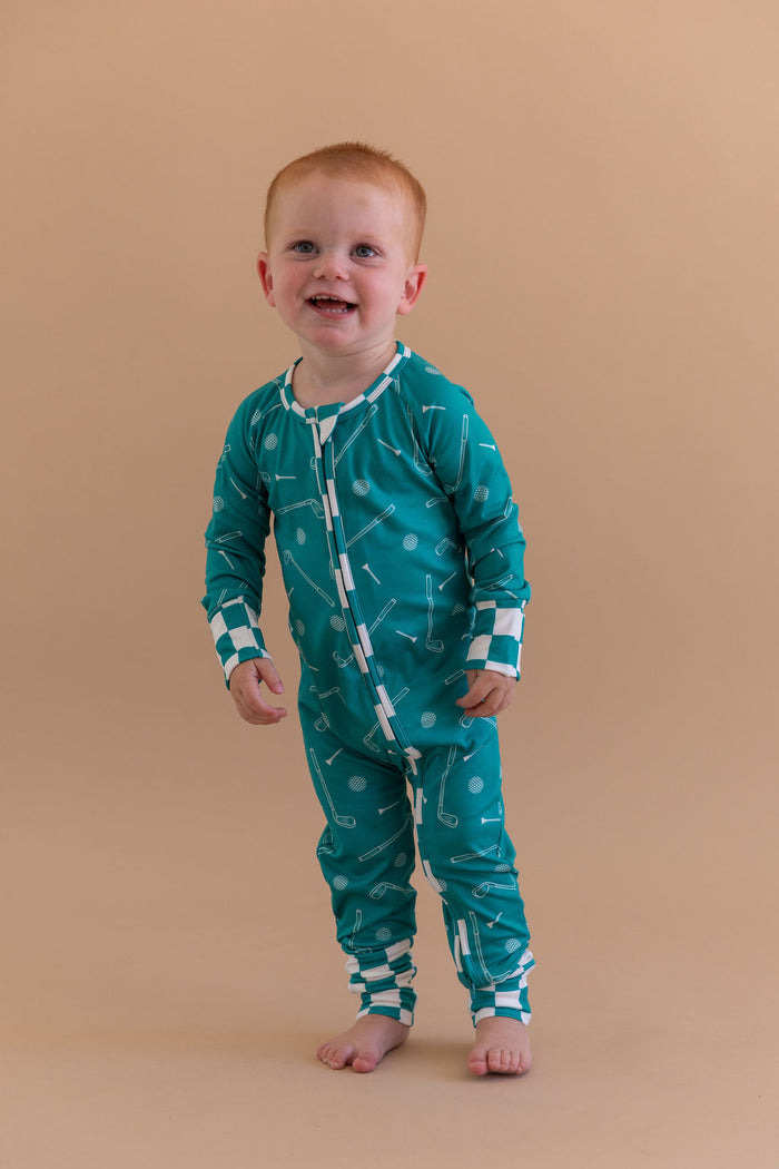 TEAL GOLF | ZIPPER ONE PIECE