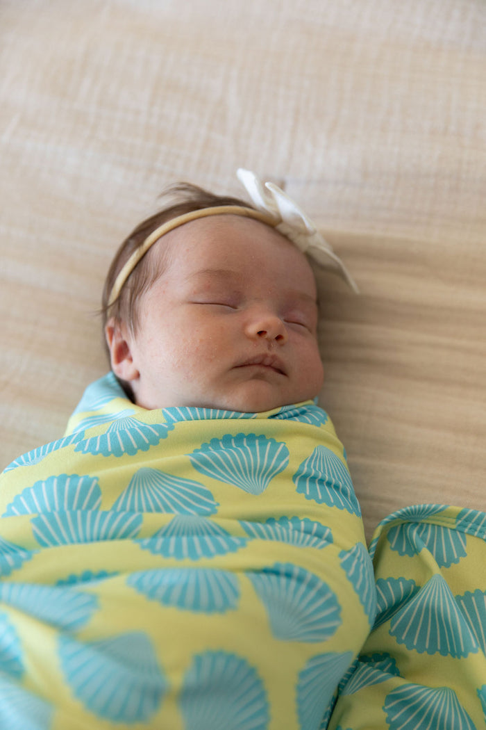 TEAL SHELLS | SWADDLE