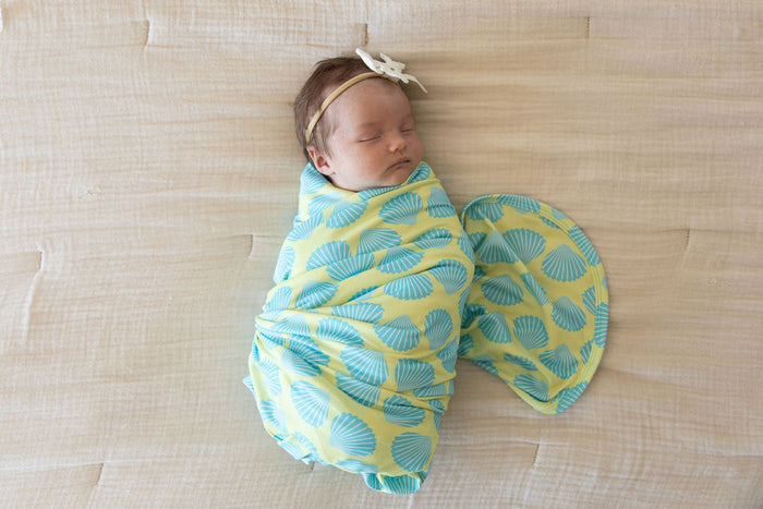 TEAL SHELLS | SWADDLE