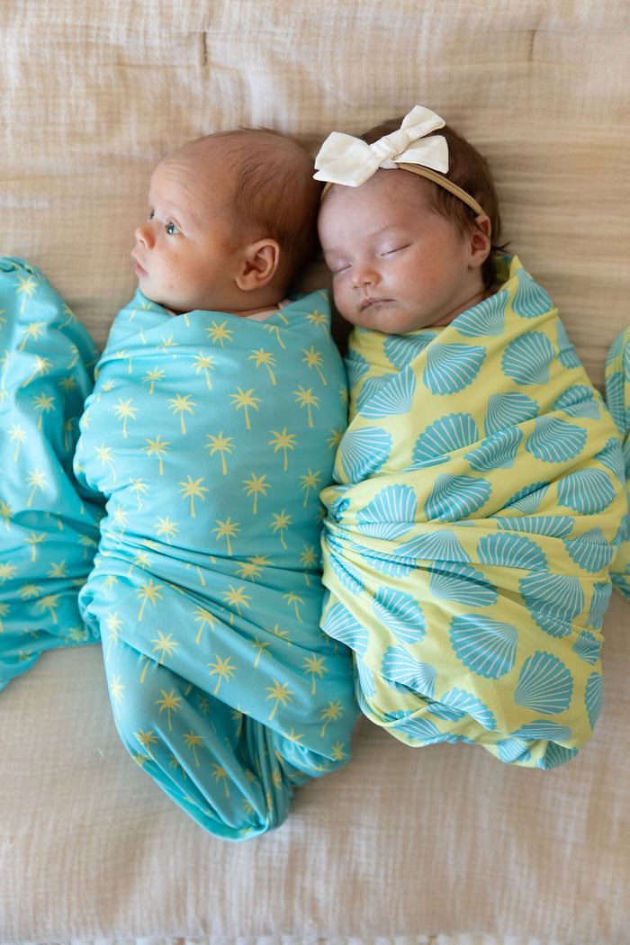 TEAL SHELLS | SWADDLE