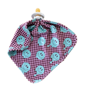 TEAL TRIPPY CHECKER | LOVIE