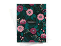 Thanks Floral Greeting Card - Onderkast Studio