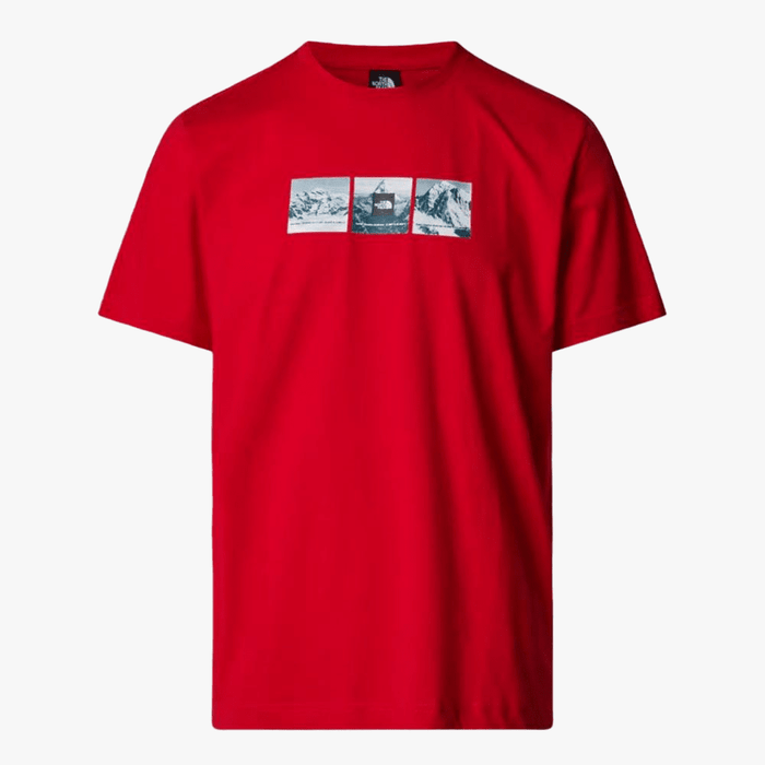 The North Face Mens Expedition System Graphic Short Sleeve Tee Red | The North Face
