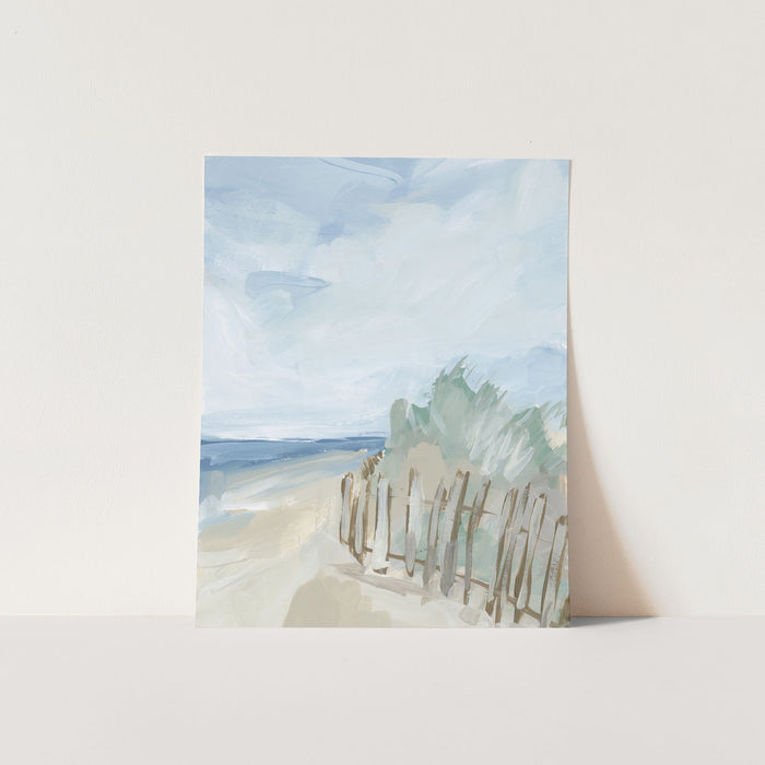 "The Opening" Coastal Beachscape Painting - Art Print or Canvas - Jetty Home