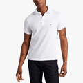 Tommy Hilfiger Mens 1985 Regular Short Sleeve Polo Golfer Off White Tommy Hilfiger