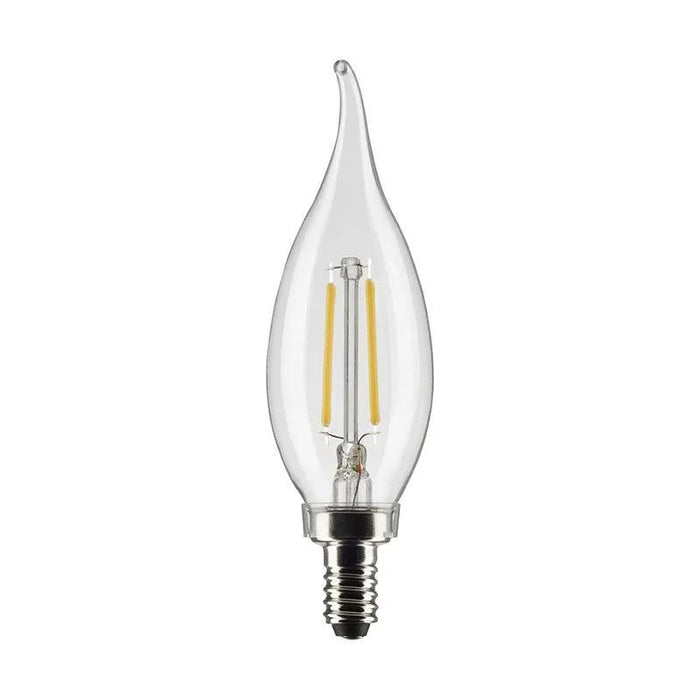 Flame Tipped LED Light Bulb with Candelabra Base - Paxton Hardware