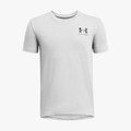 Under Armour Boys Sportstyle Left Chest Short Sleeve Tee 011 Grey Under Armour