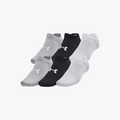 Under Armour Essential No Show 6 Pack Socks 002 Multi | Under Armour