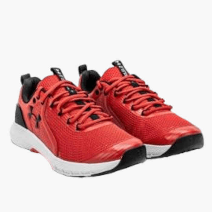 Under Armour Mens Charged Commit Training Sneaker 600 Red Black Under Armour
