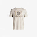 Under Armour Mens College Crest Short Sleeve Tee Beige 279 | Under Armour