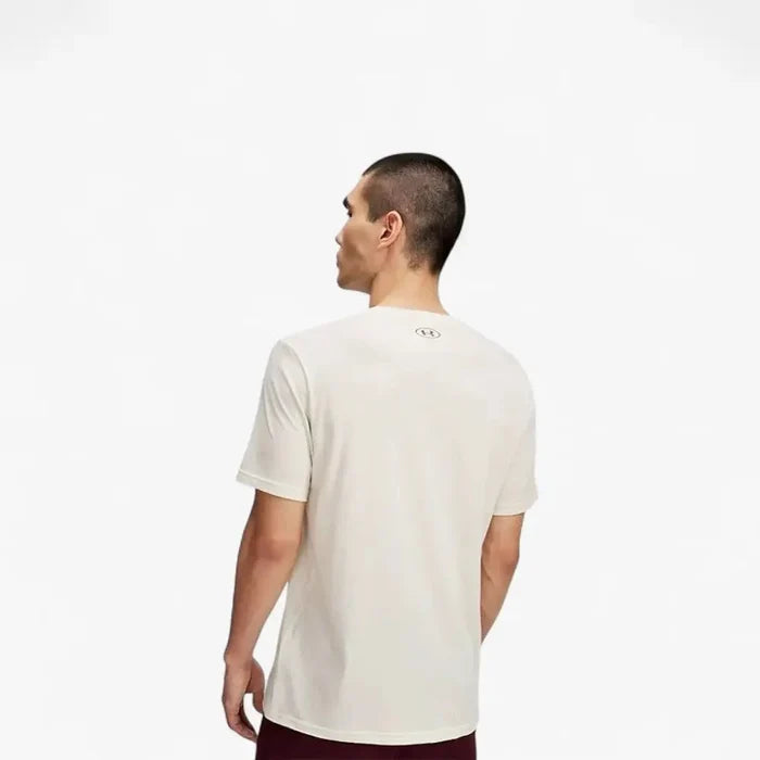 Under Armour Mens College Crest Short Sleeve Tee Beige 279 | Under Armour
