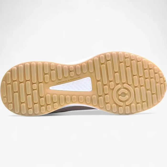 Under Armour Mens Edge Leather Sneaker 203 Beige | Under Armour