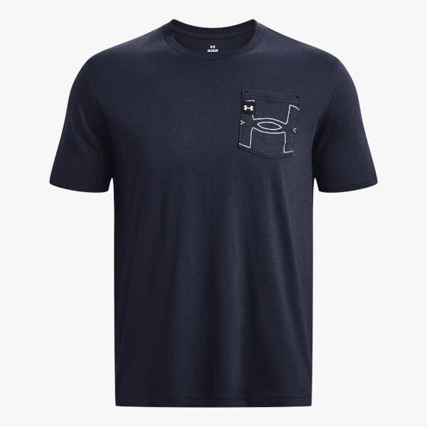 Under Armour Men's Elevated Pocket Short Sleeve Tee 410 Navy | Under Armour