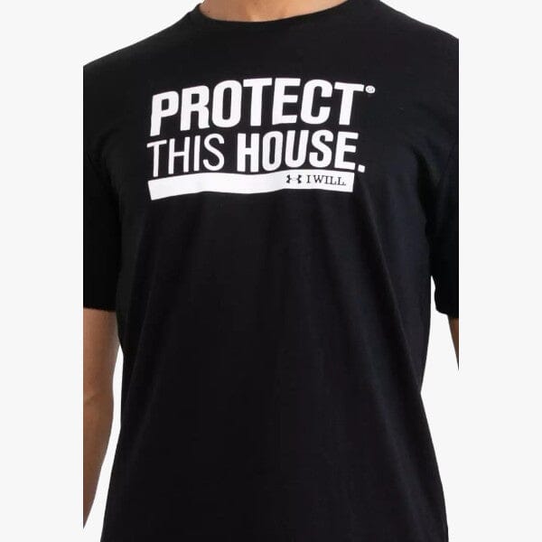Under Armour Men's Protect This House Short Sleeve Tee 001 Black | Under Armour