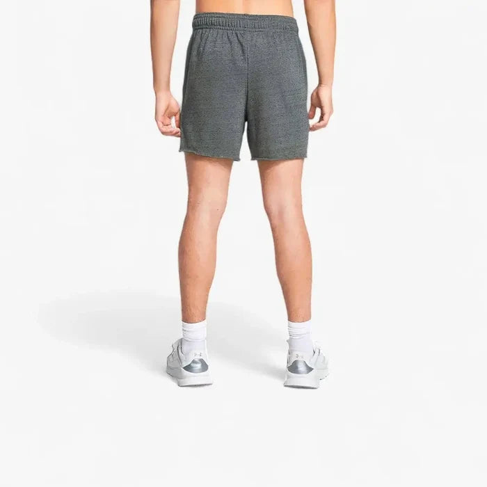 Under Armour Mens Rival Terry 6" Shorts 025 Grey | Under Armour
