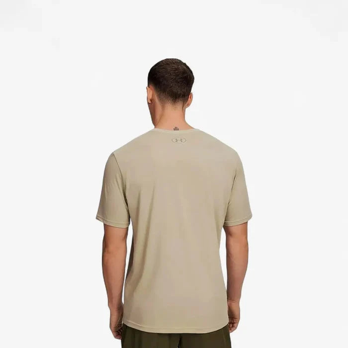 Under Armour Mens Sportstyle Left Chest Short Sleeve Tee 302 Khaki | Under Armour