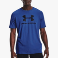 Under Armour Mens Sportstyle Logo Short Sleeve Tee 432 Blue | Under Armour