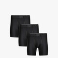 Under Armour Mens Tech 6 Print Solid Boxer Brief Print Solid 001 Black | Under Armour