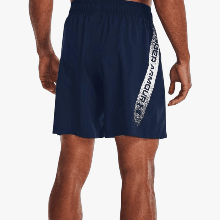 Under Armour Mens Woven Graphic Shorts 408 Academy Under Armour