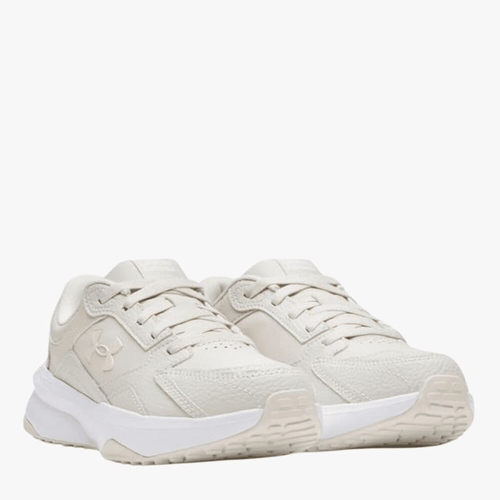 Under Armour Womens Edge Leather Sneaker 110 White | Under Armour